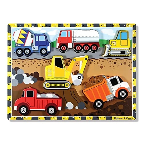 Construcción de rompecabezas gruesos de Melissa & Doug