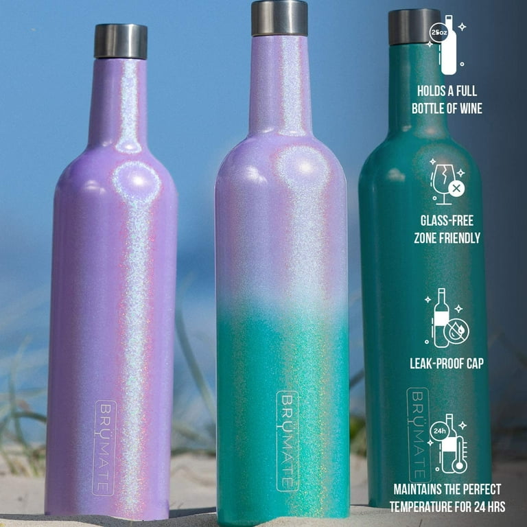 Brumate WINESULATOR Glitter Violet Insulated Wine Canteen Bottle