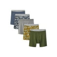 thumbnail image 6 of Fruit of the Loom Men'sNo Ride Up Boxer Brief, Camo and Solid, Medium (Pack of 5), 6 of 6