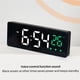 thumbnail image 5 of Reloj Electrónico Silencioso Con Pantalla Led Alimentado Por Batería/Reloj Digital Enchufable Con Función De Control De Voz Para Dormitorio Dormitorio Sweethay HA019610-00, 5 of 7