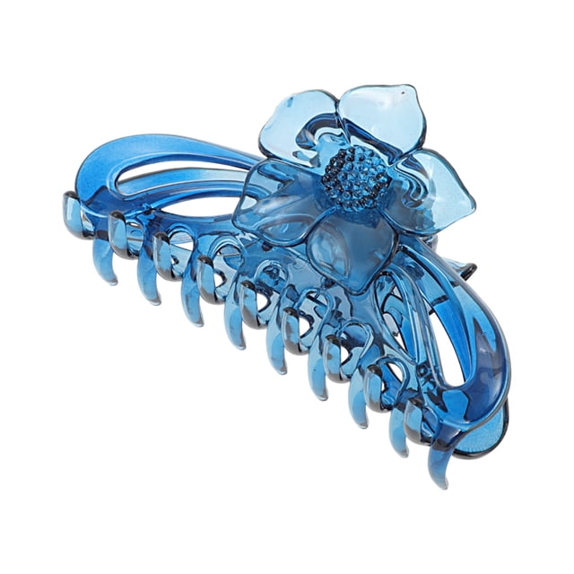 Accesorios Únicos 1 Pc Clip de Cabello de Rosa de Moda Clip de Peinado Azul