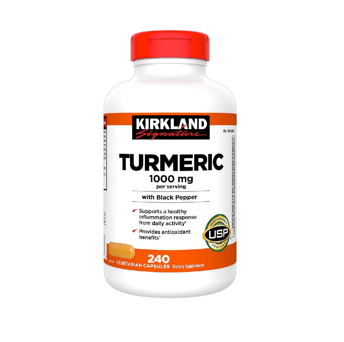Kirkland Signature Turmeric 1000 mg., 240 Capsules