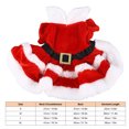thumbnail image 4 of Disfraz de Navidad para perros, vestido para cachorros, ropa suave y cálida de manga corta para mascotas, traje navideño para perros y gatos, 4 of 8