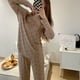 thumbnail image 2 of Conjunto de pijama con cara sonriente para mujer, suave y agradable para la piel, ropa deportiva para dormir en casa para mujer, 2 of 5