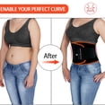 thumbnail image 4 of Cinturón de sudar Waist Trainer KingPavonini para el estómago, color negro, 4 of 7