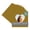 Metallic Gold, variant on Metallic Gold Picture Frame Mat for 5x5 Inch Frames - Heart Opening for 3x3 Photos - 1 Mat