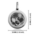 thumbnail image 2 of Stainless Steel Gemini Zodiac (Twins) Round Medallion Pendant Necklace, 2 of 3