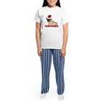 thumbnail image 4 of CafePress - Christmas Pug Dog Pajamas - Women's Short Sleeve Print T-Shirt and Pants Light Cotton Pajama Set, 4 of 7