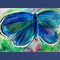 thumbnail image 2 of CafePress - Blue, Butterfly, Bright, Maternity Dark T Shirt - Maternity Dark T-Shirt, 2 of 3