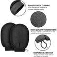 thumbnail image 3 of Exfoliating Gloves Korean Exfoliating Gloves Bath Exfoliating Gloves Black Body Glove, 3 of 5
