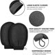 thumbnail image 3 of Exfoliating Gloves Korean Exfoliating Gloves Bath Exfoliating Gloves Black Body Glove, 3 of 5