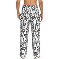 thumbnail image 3 of Xecao Hand Drawn Snake Men's Straight Lounge Pajama Pants: The Ultimate in Comfortable Sleepwear, 3 of 9