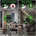 thumbnail image 3 of Laser Level, Bright Green Beam Crosshair (With Self-Leveling Function), Laser Level Tool, Portable Green Light Level, 3 of 5