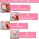 thumbnail image 3 of Juego de 4 piezas de ventosas para terapia facial, ventosas al vacío, rosa intenso, antienvejecimiento, masajeador para cuello, cabeza y hombros, 3 of 5