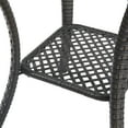 thumbnail image 4 of POCASSY Wicker Rattan Side Table With Built-In Glass, 4 of 6