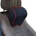 thumbnail image 2 of 2 Pack Car Neck Pillow for Driving with Adjustable Strap, 100% Memory Foam and Breathable Removable Cover, Comfortable Ergonomic Design, 2 of 8