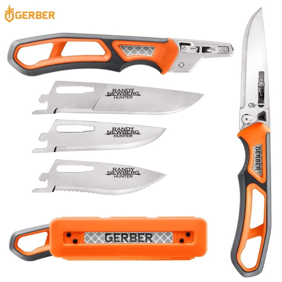 Gerber Randy Newberg Exchangeable Blade Knife- Grey/Orange