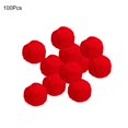thumbnail image 2 of Naierhg 100Pcs Plush Ball Solid Color Handmade 15mm DIY Accessory Decoration for Costumes, 2 of 8