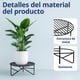thumbnail image 5 of Base Metálica para Maceta Grande con Soporte Elevador de Plantas Interior y Exterior Estructura Resistente Anticorrosivo para jardín y hogar, Negro de uso Rústico o Moderno, 5 of 8