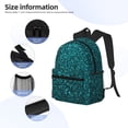 thumbnail image 3 of Fotbe teal sparkling Mochila Ligera Casual para Laptop para Hombres y Mujeres, Mochila Impermeable de Uso Diario, Mochila para Universidad, 3 of 6