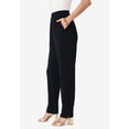 thumbnail image 6 of Roaman's Women's Plus Size Ultrasmooth Fabric Straight-Leg Pant, 6 of 6