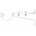thumbnail image 2 of Urbanest Adjustable Double Rod Bracket, Up-1 1/8", Glossy White, Set of 2, 2 of 7