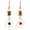 Red Black, variant on Unique Funny 18K Gold Plated Hypoallergenic Long Poker hearts and spades A Ace Playing Cards Dangle Drop Stud Earrings For Women Gambling Casino Jewelry Gift