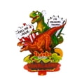 thumbnail image 1 of Tarjeta de Felicitación DESIMPLE Dino Divertido 3D Pop Up 14 cm, 1 of 9