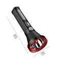 thumbnail image 3 of HOARBOEG LED Flashlight 200 Lumens Super Bright Flashlight Zoomable Rechargeable Flashlight With 4 Modes Powerful Handheld Flashlight Power Display, 3 of 7