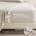 thumbnail image 3 of Juego de sábanas Bedsure Deep Pocket King Size, 6 piezas, poliéster, 3 of 8
