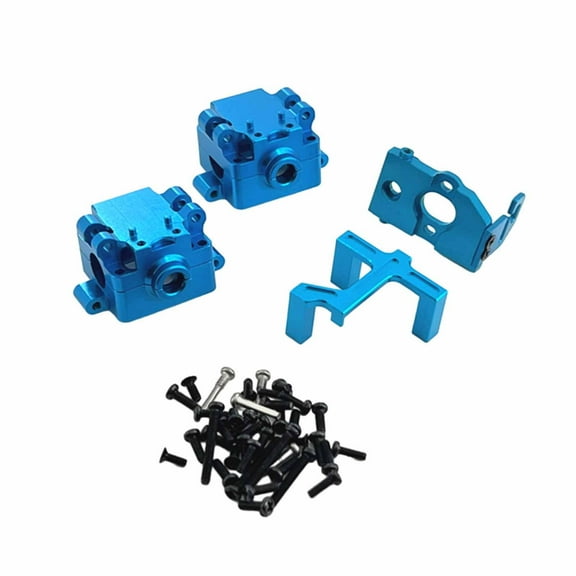 RC Car Upgrades Parts Accessory Gearbox Shell Cover RC Car Metal Parts for Wltoys 1:28 284161 284010 284131 P929 P939 RC Car Blue