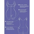 thumbnail image 3 of LapaPlus 2025 Double Tummy Control Bodysuit for Women Zipper Butt Lifter Shapewear S-6XL, 3 of 6