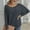 Dark Gray Womens Long Sleeve Round-Neck Blouses & Shirts for Women, variant on Teen Girls Trendy Clothing Basic Shirt Tops Oversized T Shirts Long Sleeve Shirtss Fall Fashion 2023 Solid Color Pullover Gifts for Women Crewneck Sweatshirts Black 4