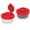 Red, variant on Salt and Pepper Shakers Moisture Proof Mini Salt Shaker to go Camping Picnic Outdoors Kitchen Lunch Boxes: Small Travel Spice Set Clear with colored lids Plastic Airtight Dispenser