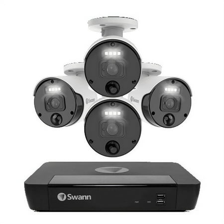 UPC: 0840236127757 | Swann Master Series 4K HD 4 Camera 8 Channel NVR Security System