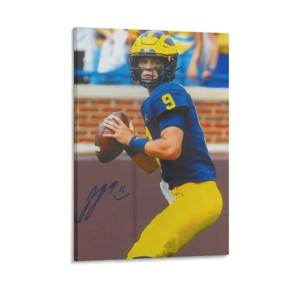 J.J. McCarthy Poster Canvas Poster Canvas Wall Art Poster Decorative Bedroom Modern Home Print Picture Artworks Posters 12x18inch(30x45cm)