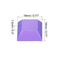thumbnail image 2 of Unique Bargains 1U Blank Keycaps, 10 Pack Universal PBT Keyboard Replacement Accessories for MX Mechanical Keyboard, Purple, 2 of 6