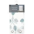 thumbnail image 2 of Safdie & Co. Rideau Palmier Brodés 84L Aqua, 2 of 4