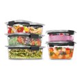 thumbnail image 1 of Rubbermaid Brilliance Round and Rectangular Food Storage Containers, 6 Pack, 1 of 6