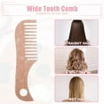 thumbnail image 4 of Unique Bargains Wide Tooth Comb Acetate Wide Comb for Curly Hair Thick Hair Wet Hair Pink, 4 of 7