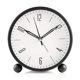 thumbnail image 2 of Reloj despertador redondo que no hace tictac, funciona con pilas y funciona con luz., 2 of 5