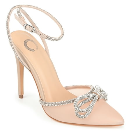 

Journee Collection Womens Gracia Buckle High Stiletto Pointed Toe Pumps