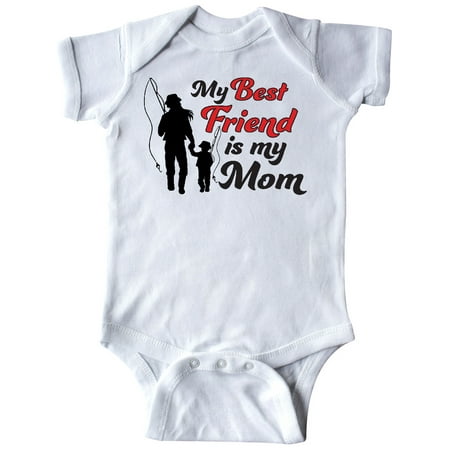 

Inktastic My Best Friend Is My Mom Gift Baby Boy or Baby Girl Bodysuit