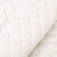 thumbnail image 2 of Lush Decor Ava Quilt Diamond Pattern Solid 3 Piece Oversized Bedding Blanket Bedspread Set, Full/Queen, White, 2 of 2