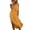 Yellow, variant on Horkkom Flowy Dresses for Women Summer Sleeveless Maxi Dresses Beach Solid Color Long Dresses with Pockets Silt Side L
