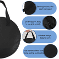thumbnail image 3 of Wosthever El paño negro de Oxford hizo el organizador portátil del bolso del almacenamiento para el organizador del almacenamiento de los Negro, 3 of 6
