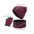 thumbnail image 4 of Juego de guantes y bufanda, sombreros de invierno para mujer de 3 piezas, Colcomx Sombrero Bufanda y Guantes, 4 of 8