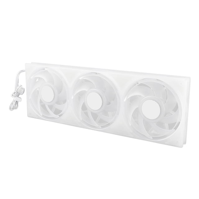Ventilador De Caja De CompuTADORA Argb De 360 mm Y 5 V, Unidad De Ventilador De Marco Único De 360 mm Con Ventiladores Rgb DE 3 X 120 Mm, Velocidad Del Viento Del