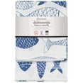 thumbnail image 2 of Now Designs Floursack Dishtowels Set of 2 | Royal Blue Fish Market, 2 of 7