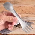 thumbnail image 4 of 2-IN-1 Spork Titanium Spoon Fork Picnic Traveling Camping Tableware, 4 of 7